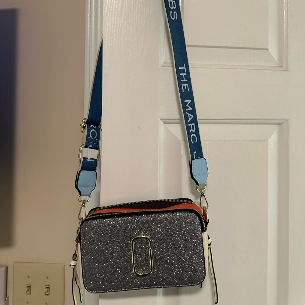 Marc Jacobs blue and orange purse